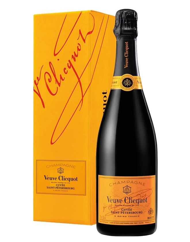 CHAMPAGNE   SAINT- PETERSBOURG  VEUVE  CLICQUOT ( ASTUCCIATO ) CHAMPAGNE   SAINT- PETERSBOURG  VEUVE  CLICQUOT ( ASTUCCIATO )